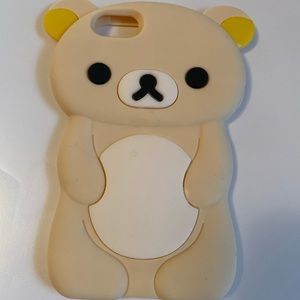 iPhone 6 Cream Rilakkuma silicone phone case